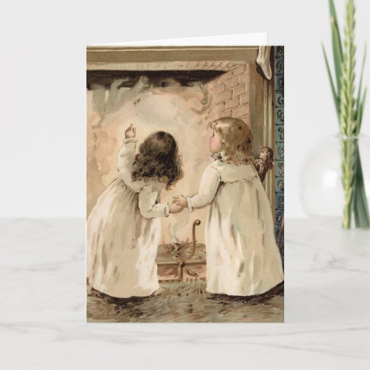 Weihnachtskinder suchen nach Weihnachten (Vorderseite)