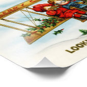 Weihnachtskinder suchen nach Weihnachten Fotodruck (Ecke)