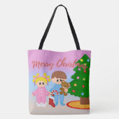 Weihnachtskinder Tasche (Rückseite)