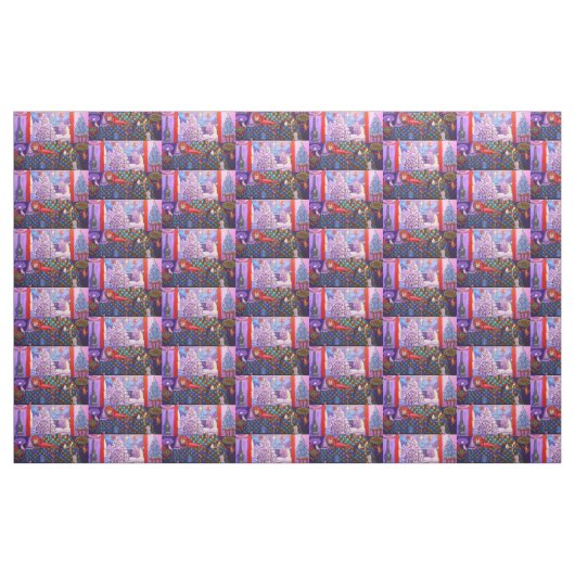 Weihnachtskinder-u. Stoff (Fat Quarter (45,7 x 55,9 cm))