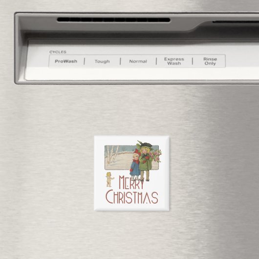 Weihnachtskinder und Cherub Magnet (In Situ (Geschirrspüler))