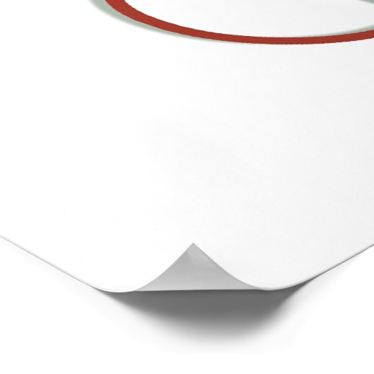 Weihnachtskinder und Cherub Poster (Ecke)