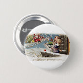 Weihnachtskinder Vintag Button (Vorne & Hinten)
