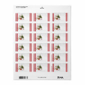 Weihnachtskinderadressen Adressaufkleber (Vorne)