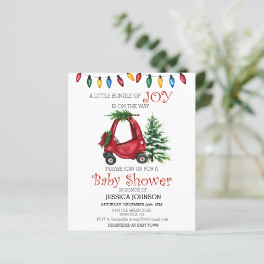 Weihnachtskinderwagen Kinderdusche Budget (Stehend Vorderseite)