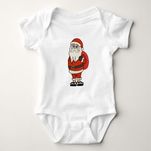 Weihnachtskippen Baby Strampler (Vorderseite)