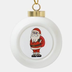 Weihnachtskippen Keramik Kugel-Ornament