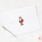 Weihnachtskippen Runder Aufkleber (Umschlag)