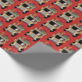 Weihnachtskipper Sankt-Partyverpackung mit Ziegeln Geschenkpapier (Ecke)