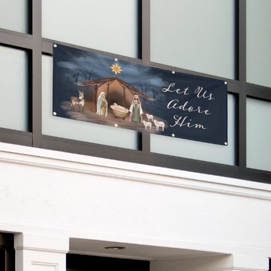 Weihnachtskirche Christlich Banner (Äußeres Gebäude)