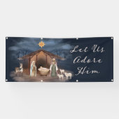 Weihnachtskirche Christlich Banner (Horizontal)