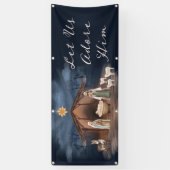 Weihnachtskirche Christlich Banner (Vertikal)