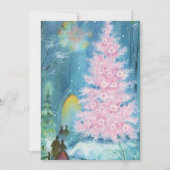 Weihnachtskirche Feiertagskarte (Vorderseite)