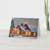 Weihnachtskirche Karte (Vorderseite)
