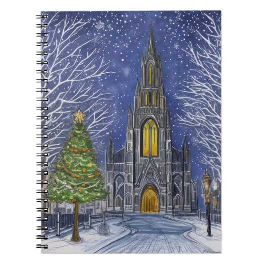 Weihnachtskirche Notizblock (Vorderseite)