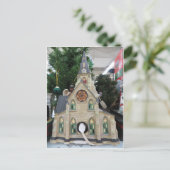 Weihnachtskirche Postkarte (Stehend Vorderseite)