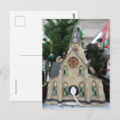 Weihnachtskirche Postkarte (Vorne/Hinten)