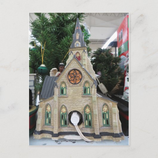 Weihnachtskirche Postkarte (Vorderseite)