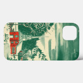 Weihnachtskirche, Schnee im Winter Case-Mate iPhone Hülle (Rückseite (Horizontal))