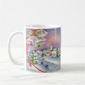 Weihnachtskirche Silver Bells North Star Kaffeetasse (Links)