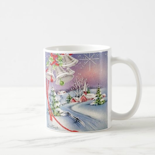 Weihnachtskirche Silver Bells North Star Kaffeetasse (Rechts)