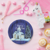 Weihnachtskirchen-Feiertags-Pappteller Pappteller (Party)