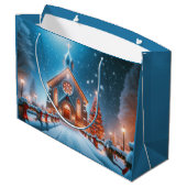 Weihnachtskirchengeschenk Große Geschenktüte (Rückseite Schrägansicht)