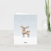 Weihnachtskirchenkarte Karte (Rückseite)