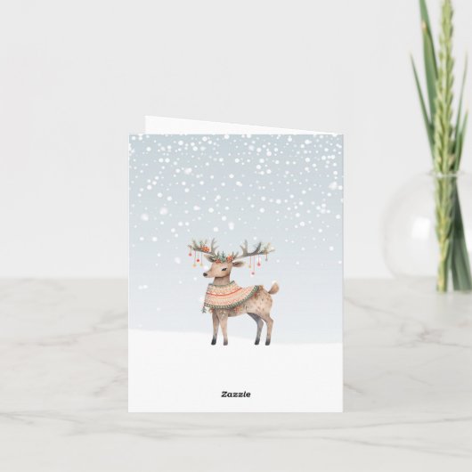 Weihnachtskirchenkarte Karte (Rückseite)