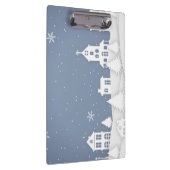 Weihnachtskirchenlandschaft Klemmbrett (Rechts)