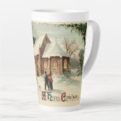 Weihnachtskirchenparissonder in der Morgenmesse Milchtasse (Rechte Ecke)