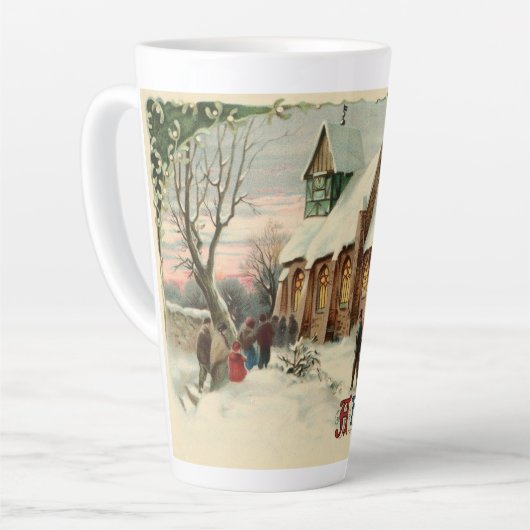 Weihnachtskirchenparissonder in der Morgenmesse Milchtasse (Linke Ecke)