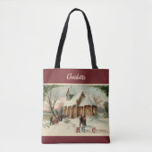 Weihnachtskirchenparissonder in der Morgenmesse Tasche (Vorderseite)