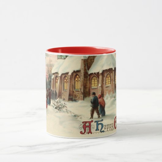 Weihnachtskirchenparissonder in der Morgenmesse Tasse (Zentrum)