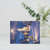 Weihnachtskirchenpostkarte Feiertagspostkarte (Stehend Vorderseite)