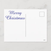 Weihnachtskirchenpostkarte Feiertagspostkarte (Rückseite)