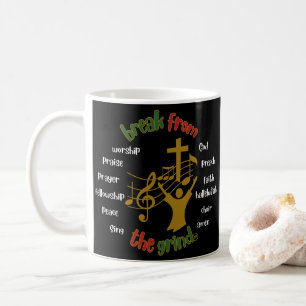 Weihnachtskirchenverehrung BFTG Kaffee Tasse