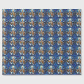 Weihnachtskirchenwackelpapier Geschenkpapier (Flach)