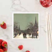 Weihnachtskirchskünstleräppchen Serviette (Beispiel)