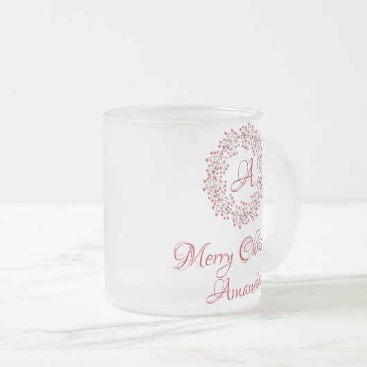 Weihnachtskirsche Mattglastasse (VorderseiteRechts)