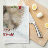 Weihnachtskiss Küchentuch (Viertel Falte)