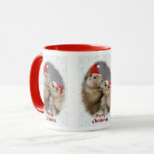 Weihnachtskiss-Tasse Tasse (Vorderseite Links)