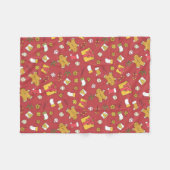 Weihnachtskissen Fleecedecke (Vorderseite (Horizontal))