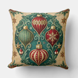 Weihnachtskissen - Retro-Urlaubsplanung Kissen