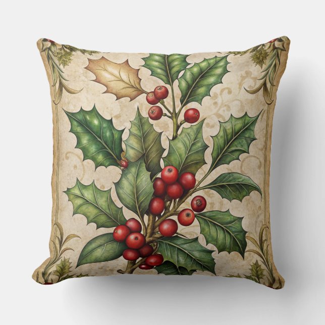 Weihnachtskissen - Retro-Urlaubsplanung Kissen (Vorderseite)