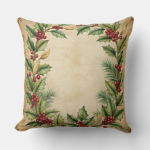 Weihnachtskissen - Retro-Urlaubsplanung