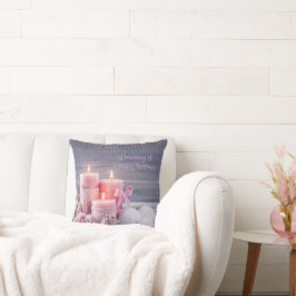 Weihnachtskissen, rosa Weihnachten Kissen