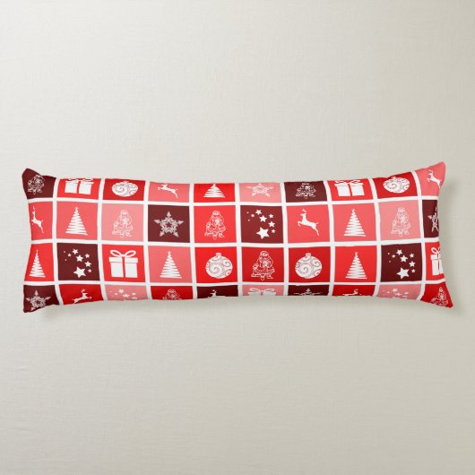 Weihnachtskissen Seitenschläferkissen (Rückseite)