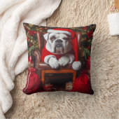 Weihnachtskissen von Bulldoggen Kissen (Decke)