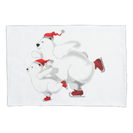 WeihnachtskissenCase mit glücklichen Weihnachtsbär Kissenbezug